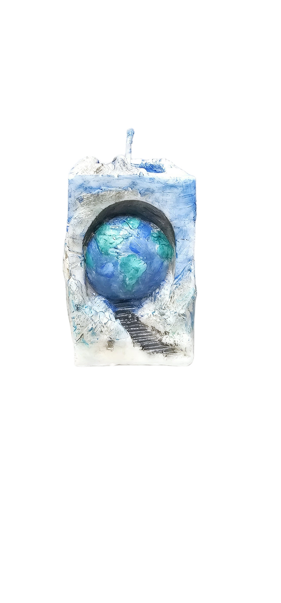 Where Worlds Collide – Solitude at Twilight Pillar Candle