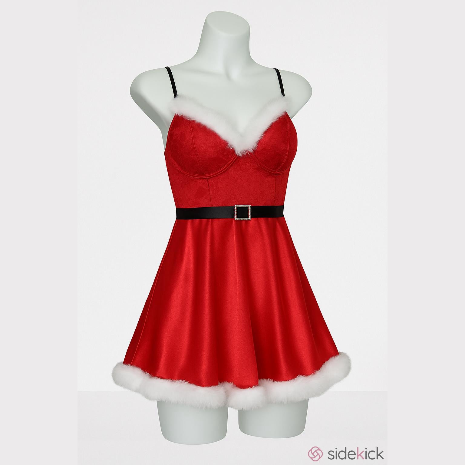 sexy christmas lingerie dress Costume Inspire Sexy Black Christmas Lingerie Set