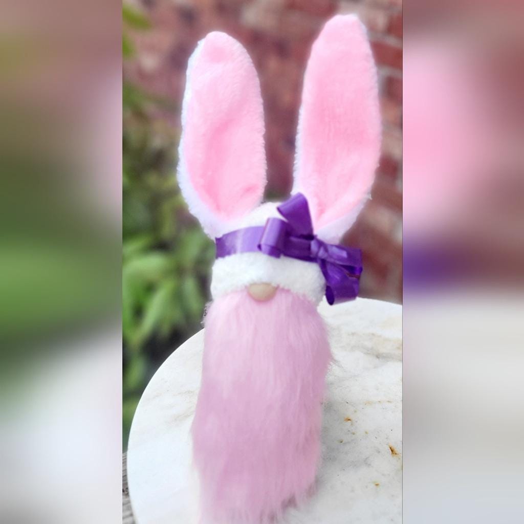Easter Bunny Gnome Decor 15"