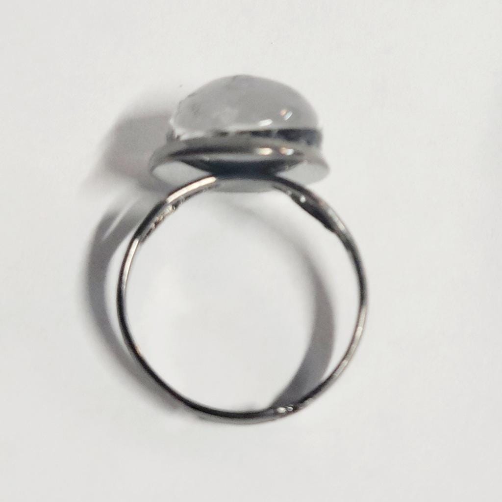 Hand crafted adjustable color changing mood ring