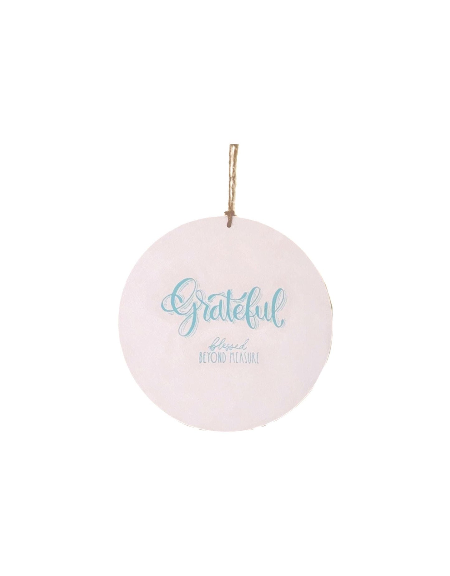Grateful Blessed beyond measure farmhouse wall decor sign