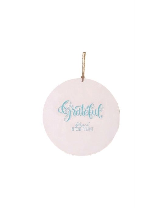 Grateful Blessed beyond measure farmhouse wall decor sign