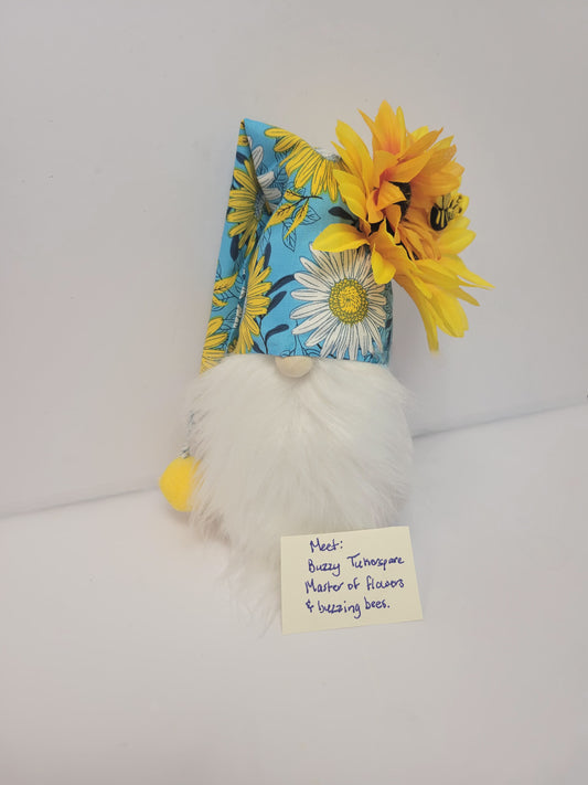 Sunflower Daisy Gnome Shelf Sitter Home Decor Centerpiece