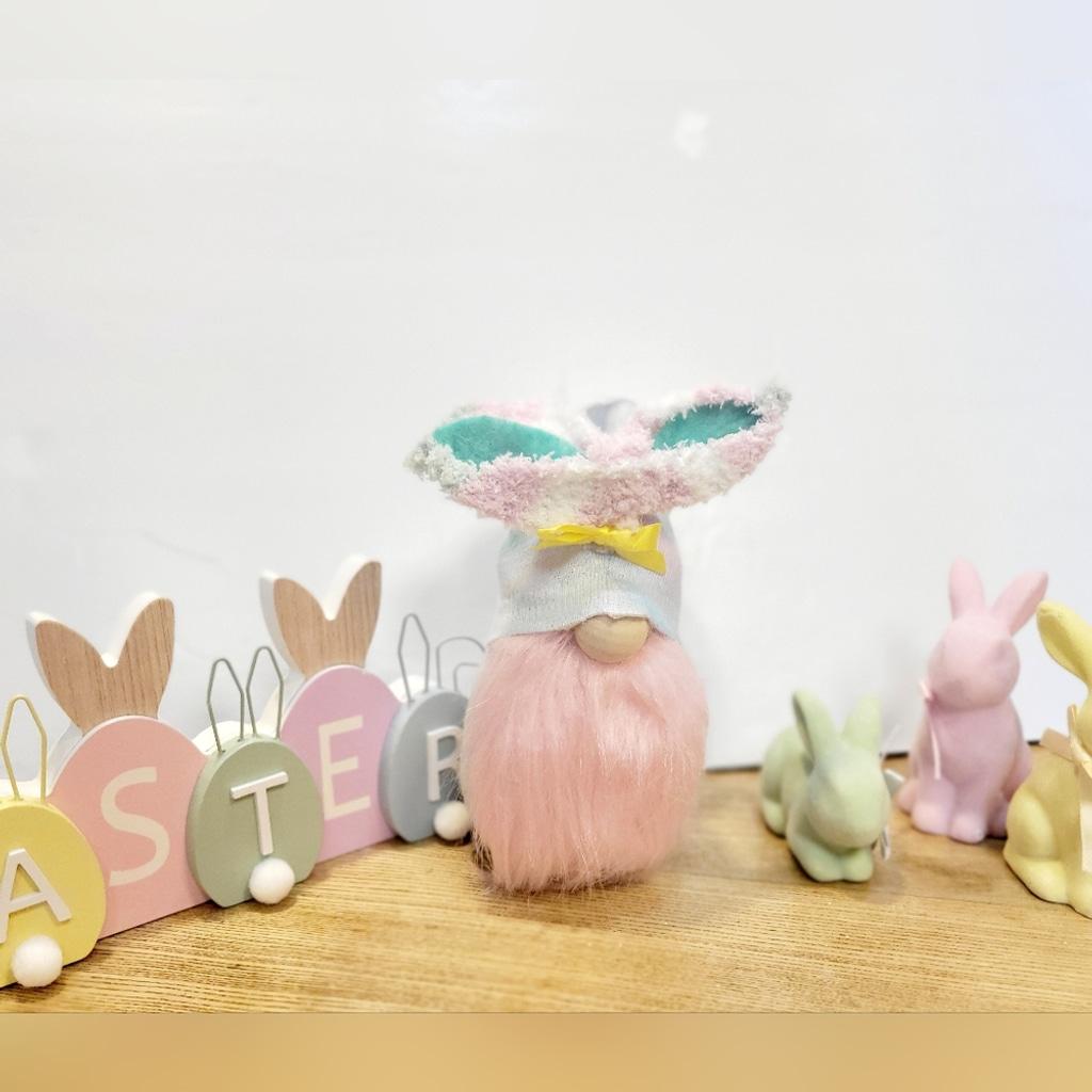 Easter Bunny Spring Time Pastel Gnome