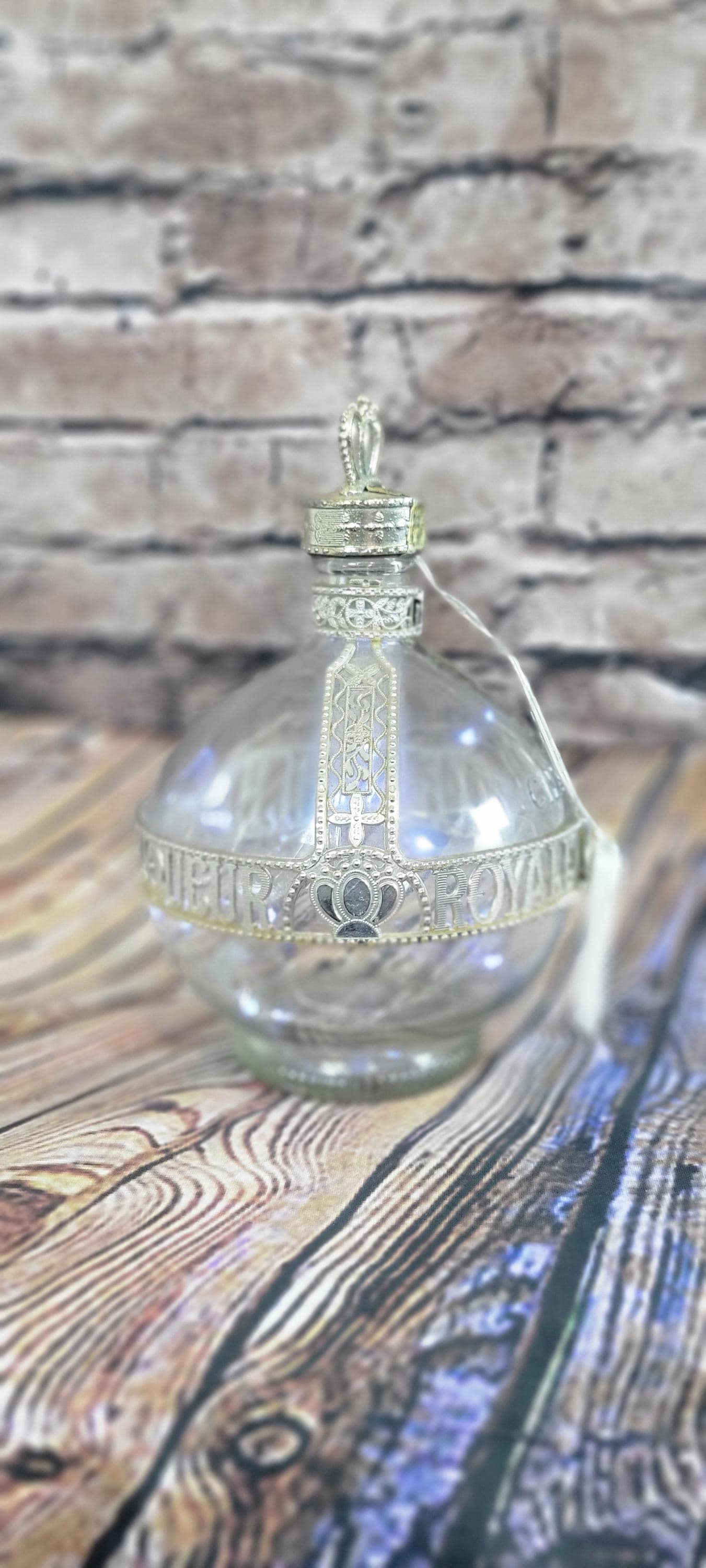 Vintage Chambord Royal Deluxe Liquer bottle electric LED Fairy lights  centerpiece