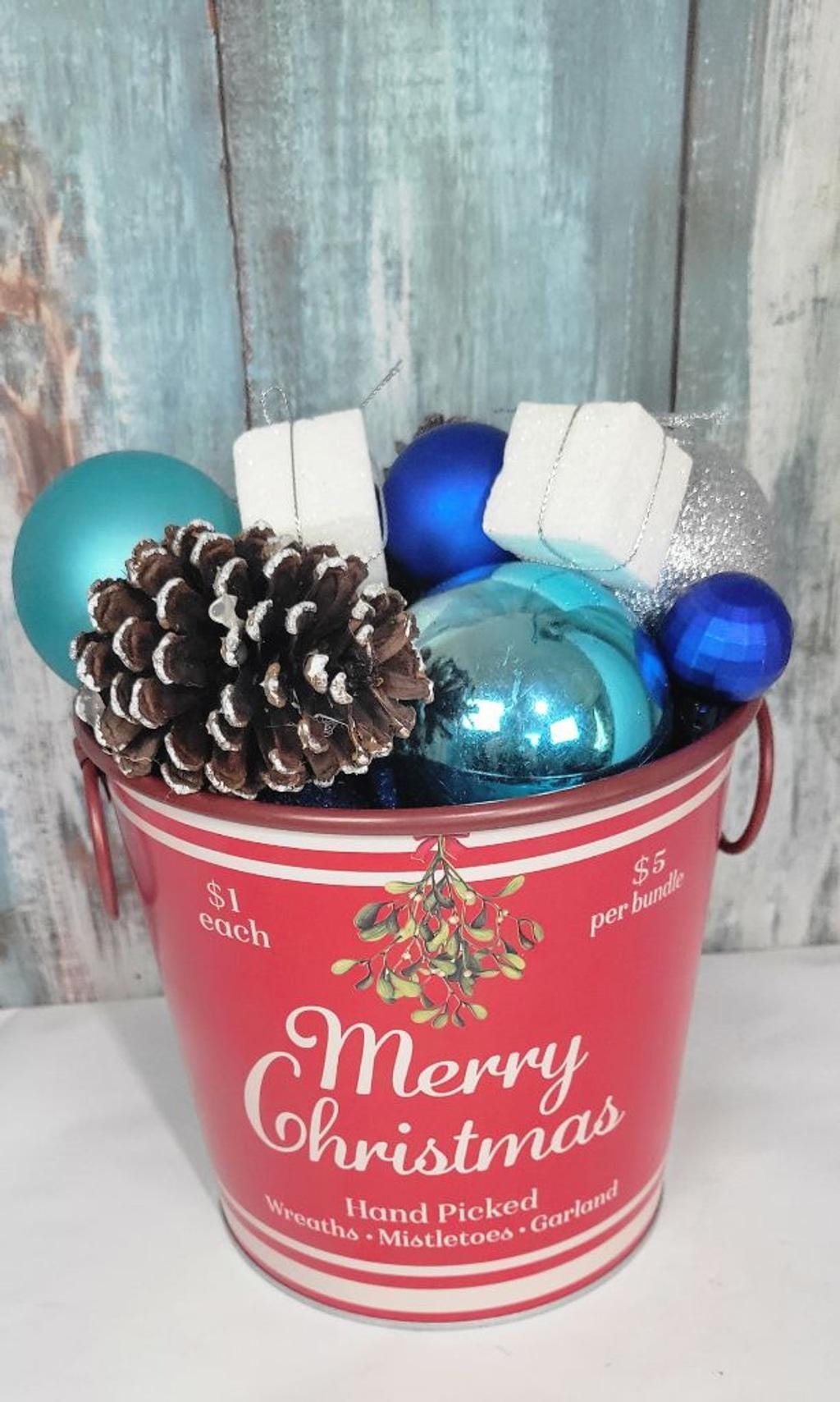 Ashland Christmas Decorative Centerpiece Container