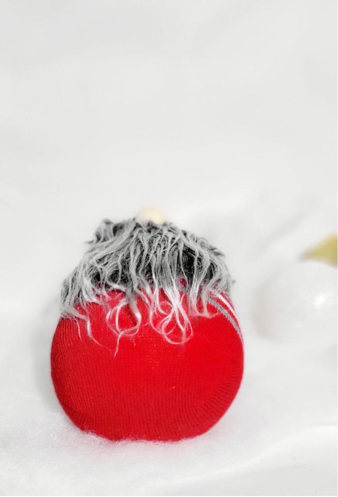 Christmas Gnome Decor, Red Grey,hand crafted
