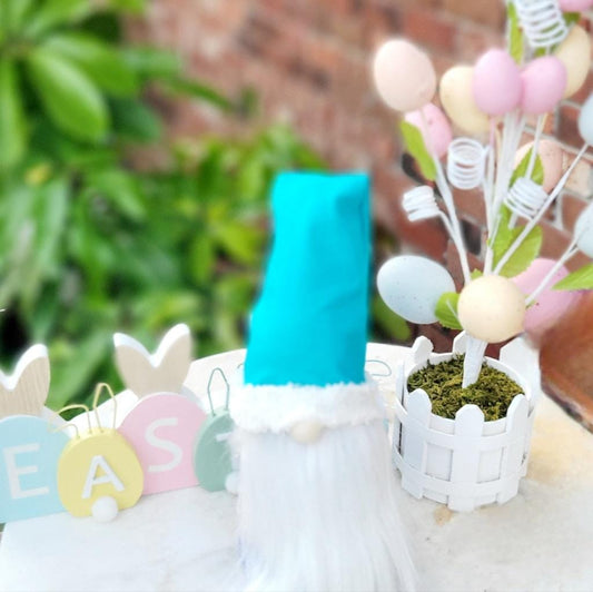 Easter Egg Gnome Purple, Pink, Green, and White Decor