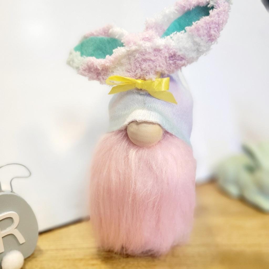 Easter Bunny Spring Time Pastel Gnome