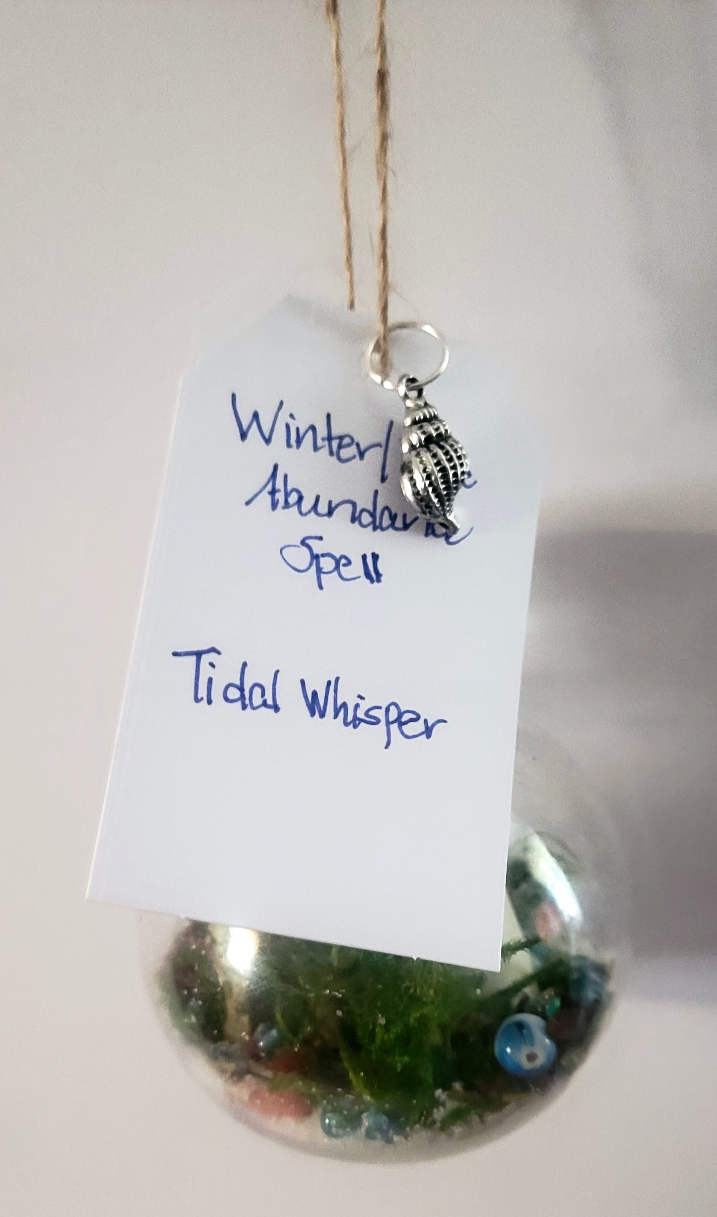 Scented Intent Orb - Winter/Yule Abundance - Tidal Whisper