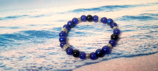 Cats eye beaded bracelet 