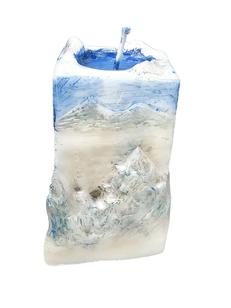 Where Worlds Collide – Solitude at Twilight Pillar Candle