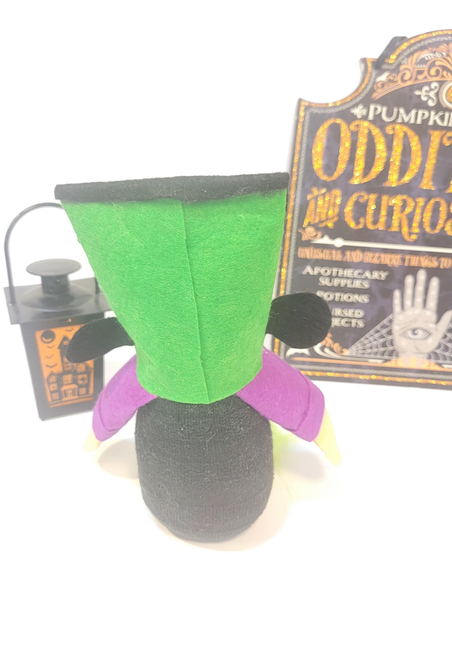Frankenstein inspired gnome Shelf Sitter Halloween Decor