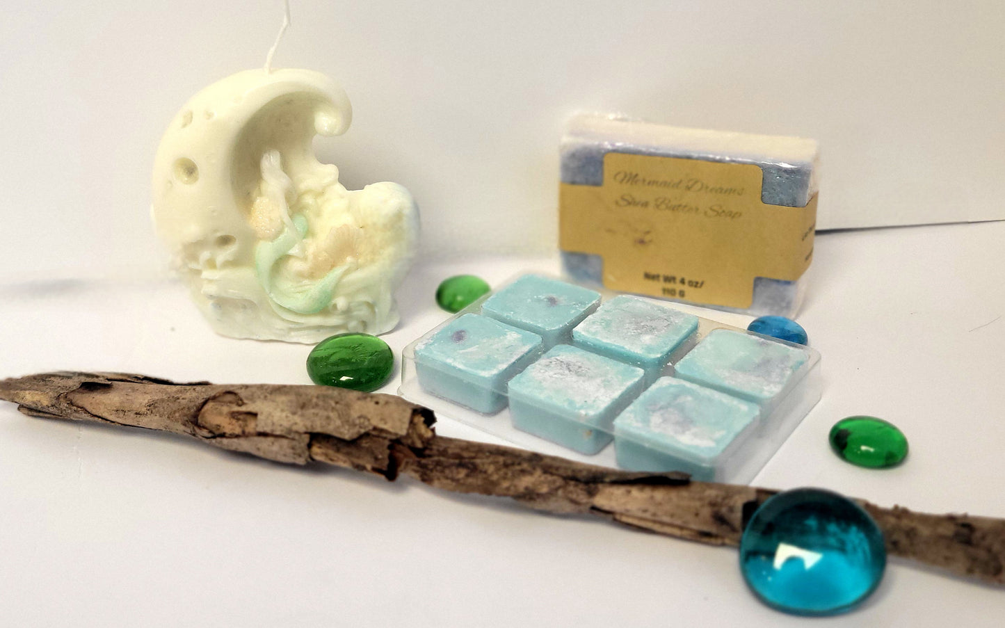 Sanctuary,reset bundle, self-care, candle, wax melt, shea butter soap