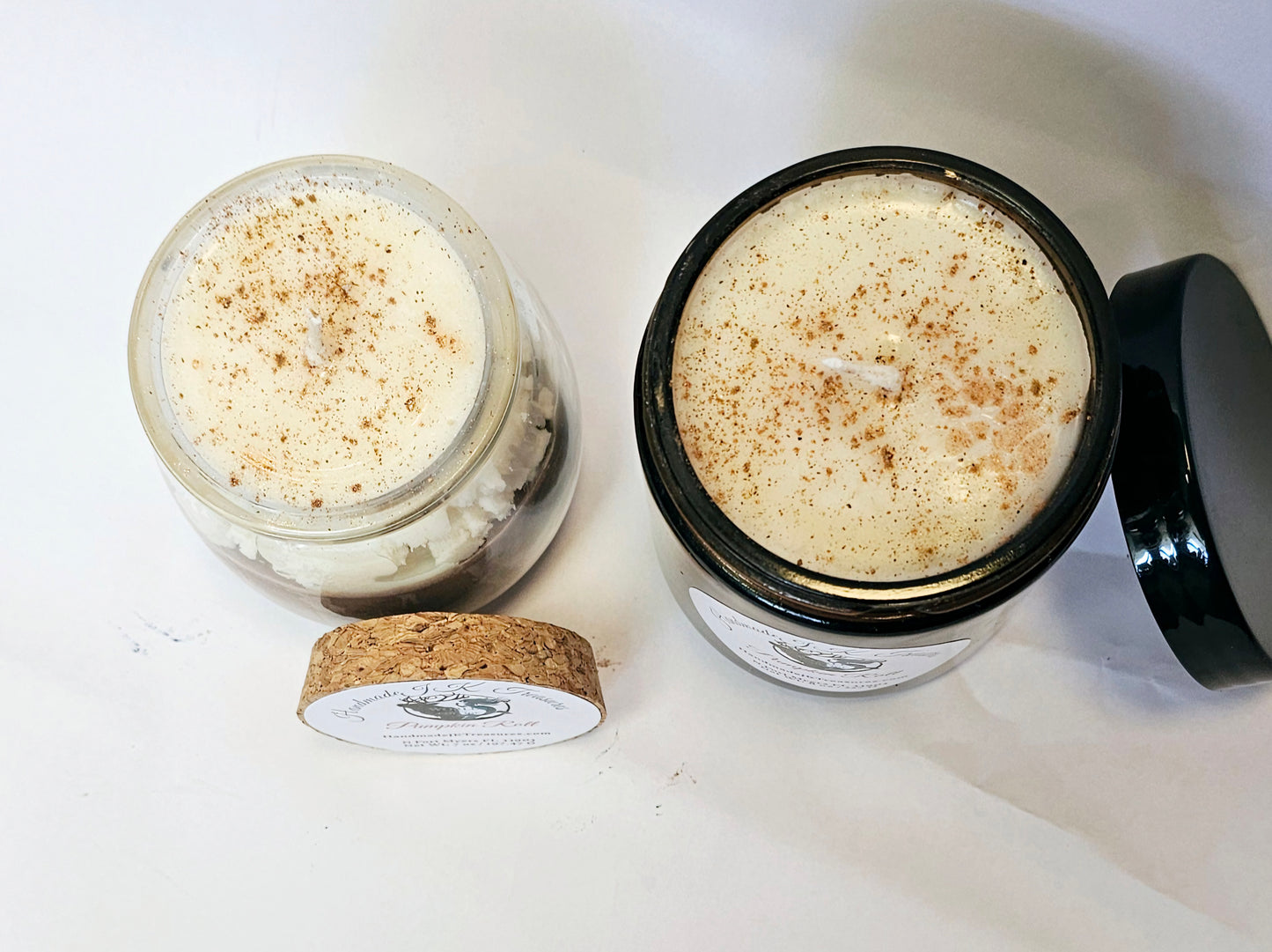 Pumpkin Roll with Cream Cheese Frosting Vegan Soy Wax Candles