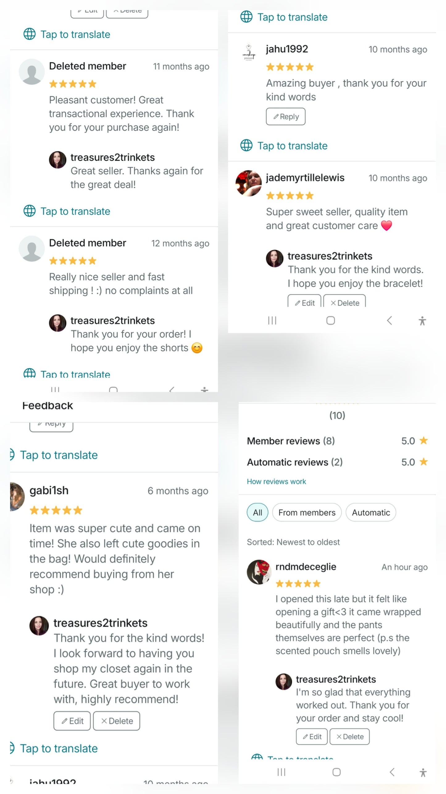 Handmade JK Treasures Reviews