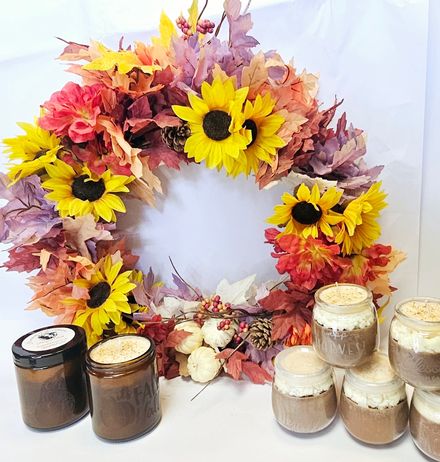 Pumpkin Roll with Cream Cheese Frosting Vegan Soy Wax Candles