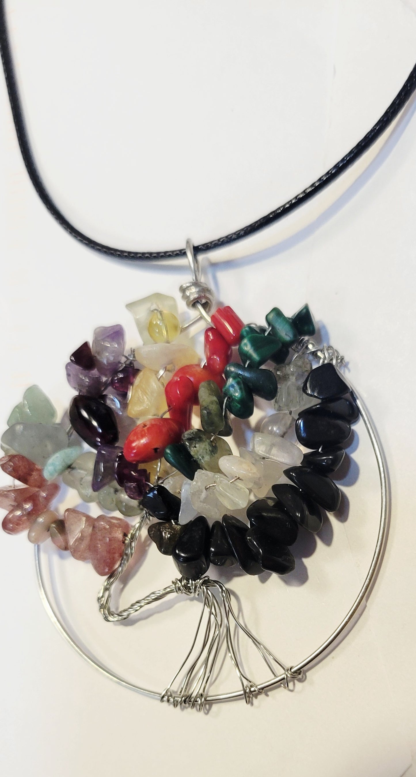 Gemstone Tree of Life Necklace