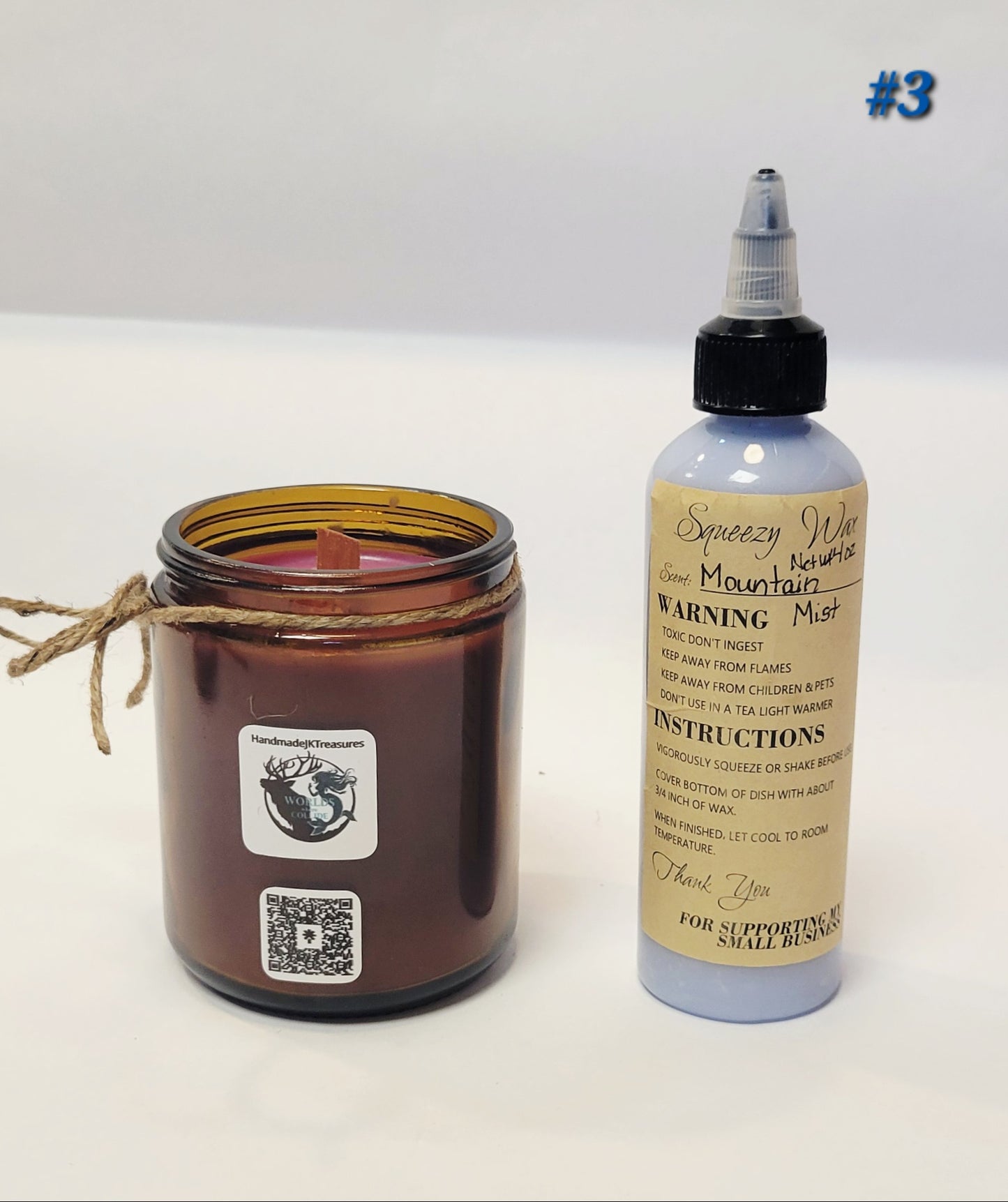 Artisan 8 oz Vegan Soy Wax Candle| Self-Care Bundles | Where Worlds Collide Signature Series