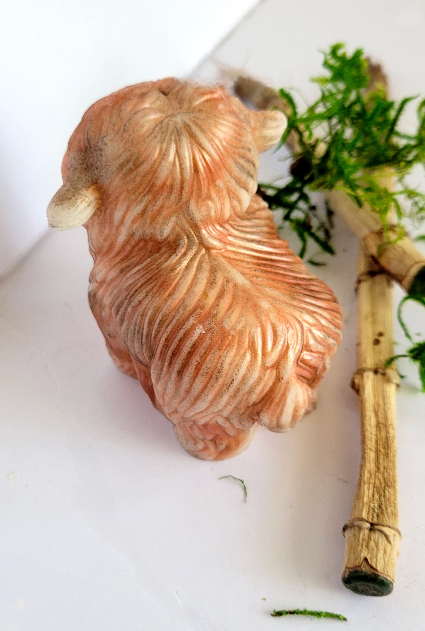 Highland Calf Wax Figurine - Unscented -Wickless