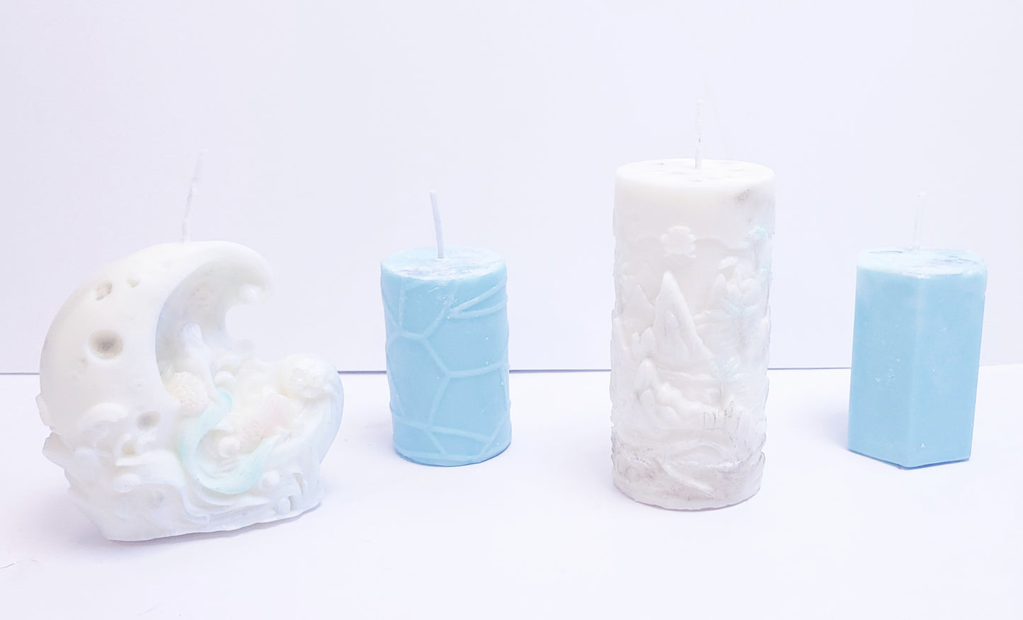 Artisan handpoured soy wax pillar candles| Where Worlds Collide| Pillar Candle Bundle