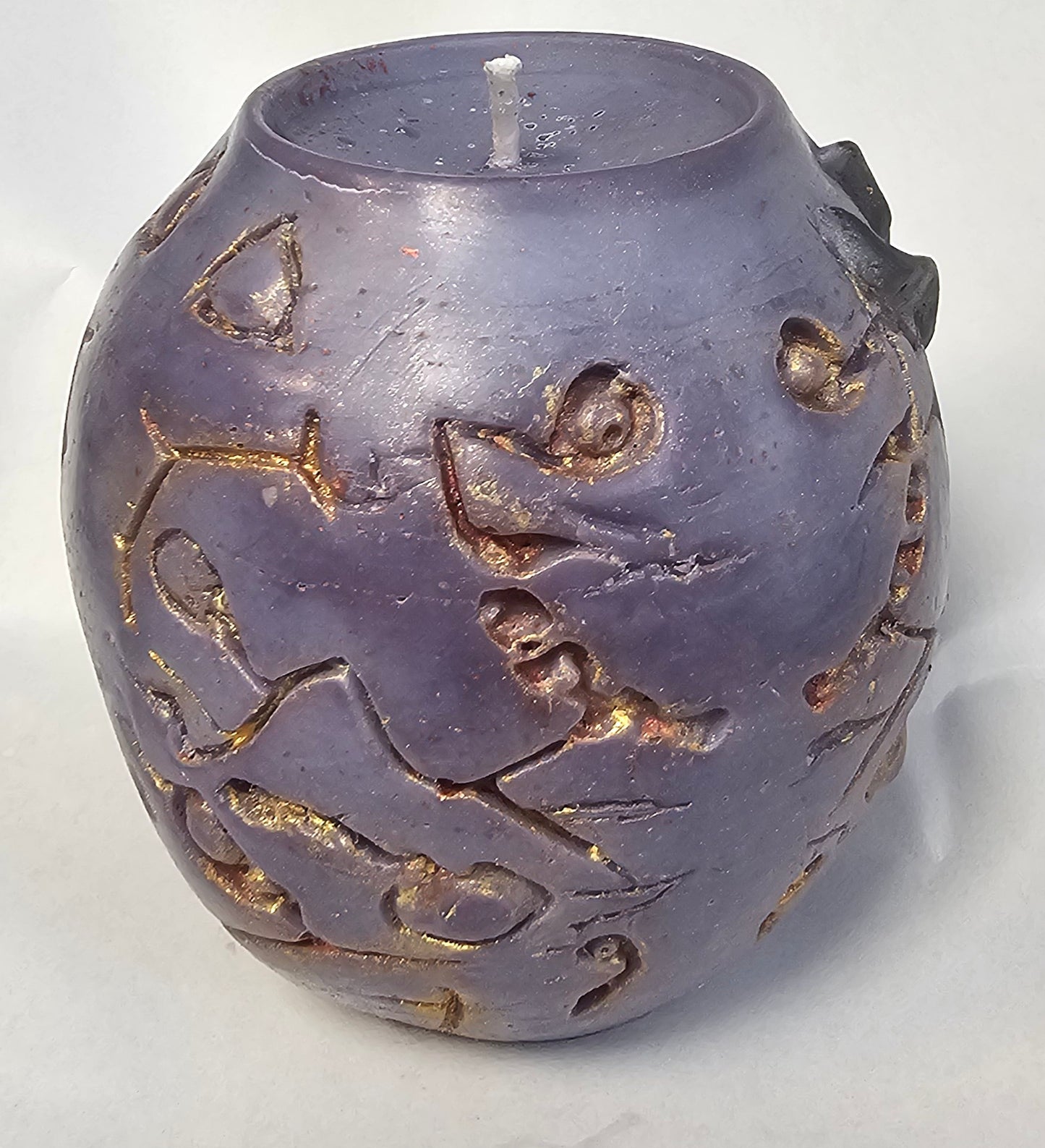 Dragon Egg Vegan Soy Wax Novelty Pillar Candle, 13.3 oz, Where Worlds Collide