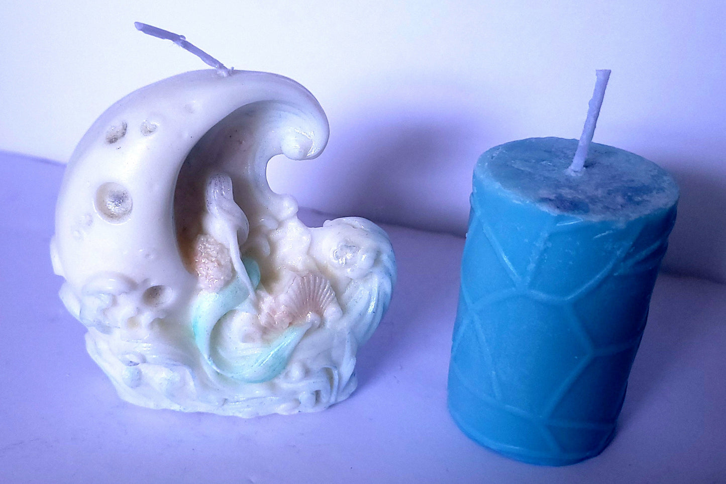 Artisan handpoured soy wax pillar candles| Where Worlds Collide| Pillar Candle Bundle
