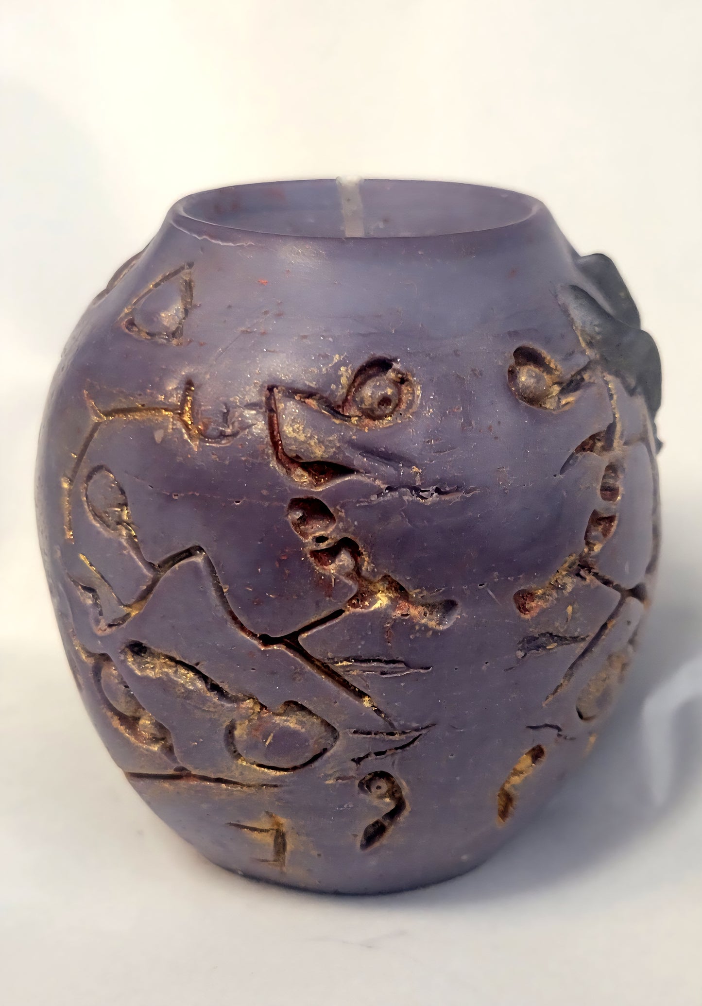 Dragon Egg Vegan Soy Wax Novelty Pillar Candle, 13.3 oz, Where Worlds Collide