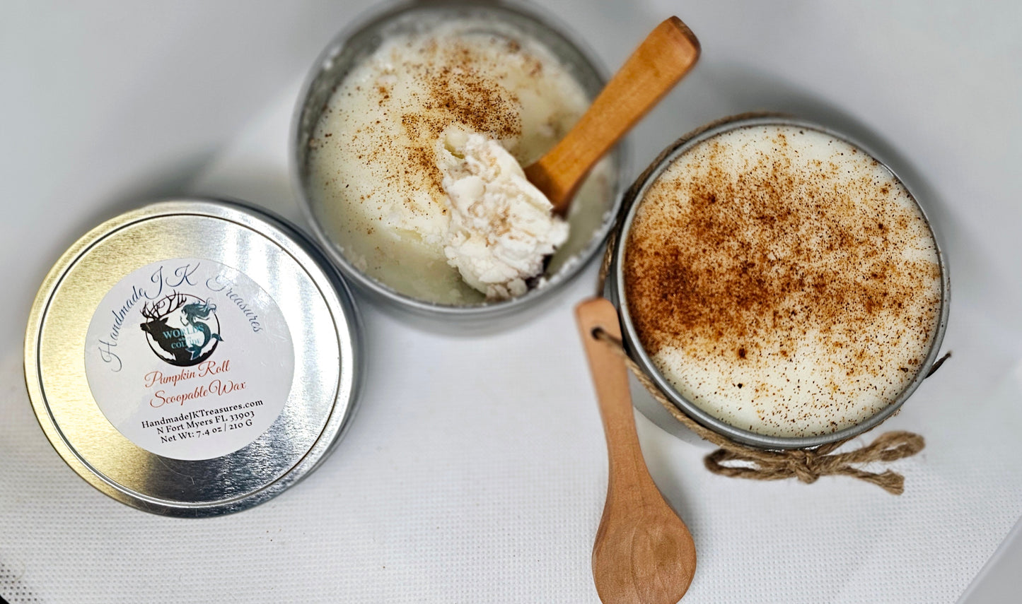 Pumpkin Roll Cream Cheese Frosting Scoopable Wax
