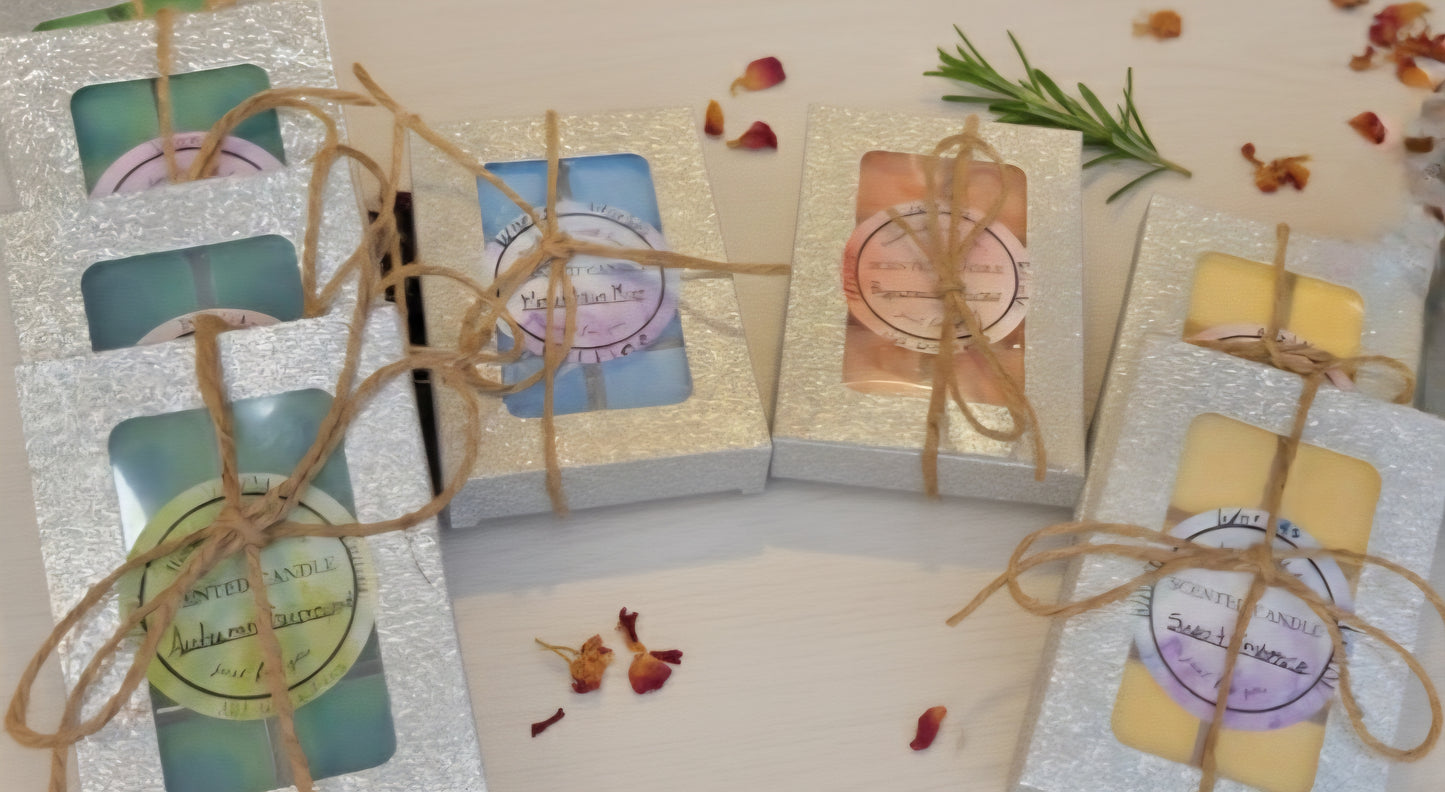 Artisan Vegan Soy Wax melts| Wax tarts 6 count | Coastal | Floral | Mountain