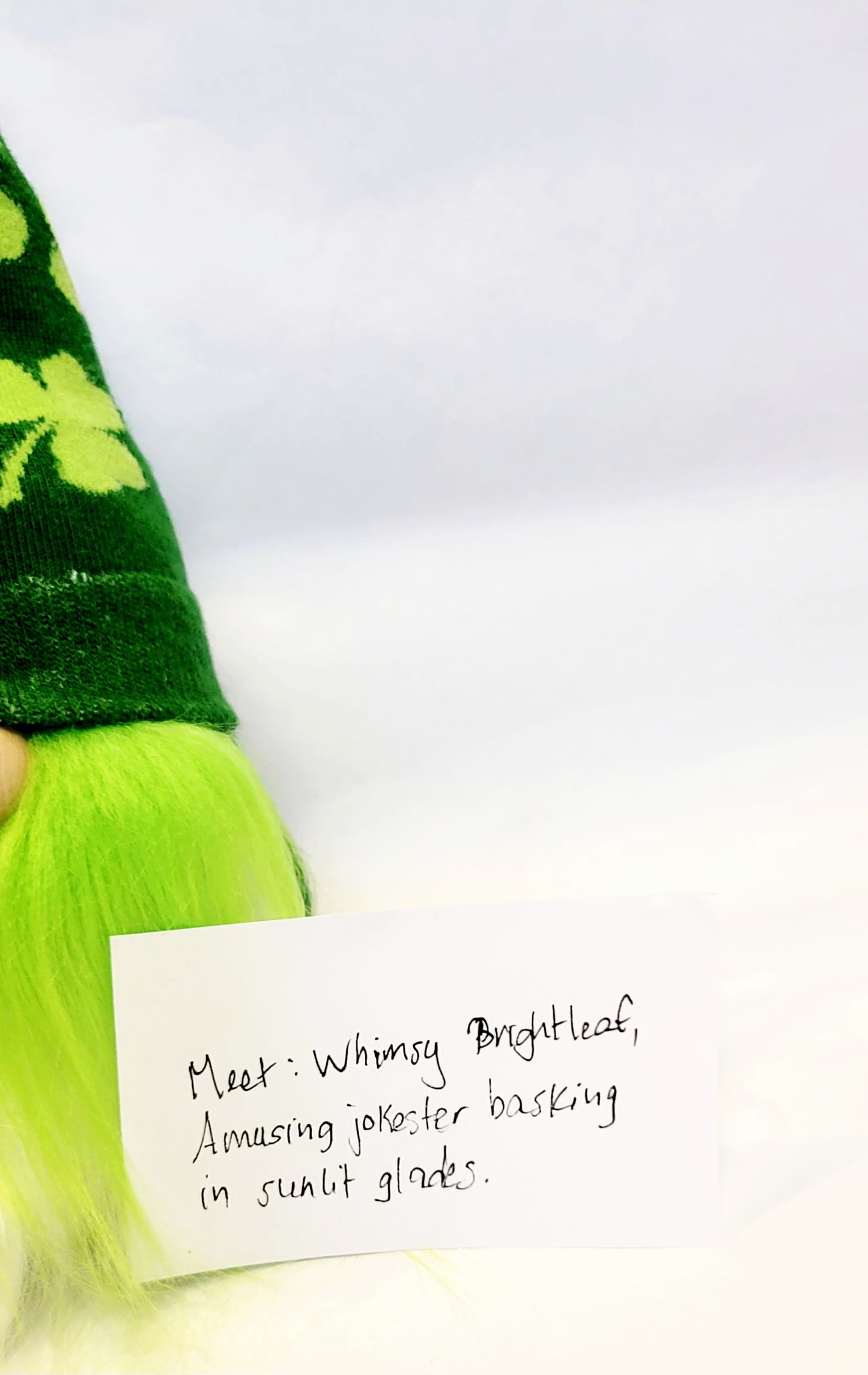 St Patrick's Day gnome |Shelf Sitter | Table Decor