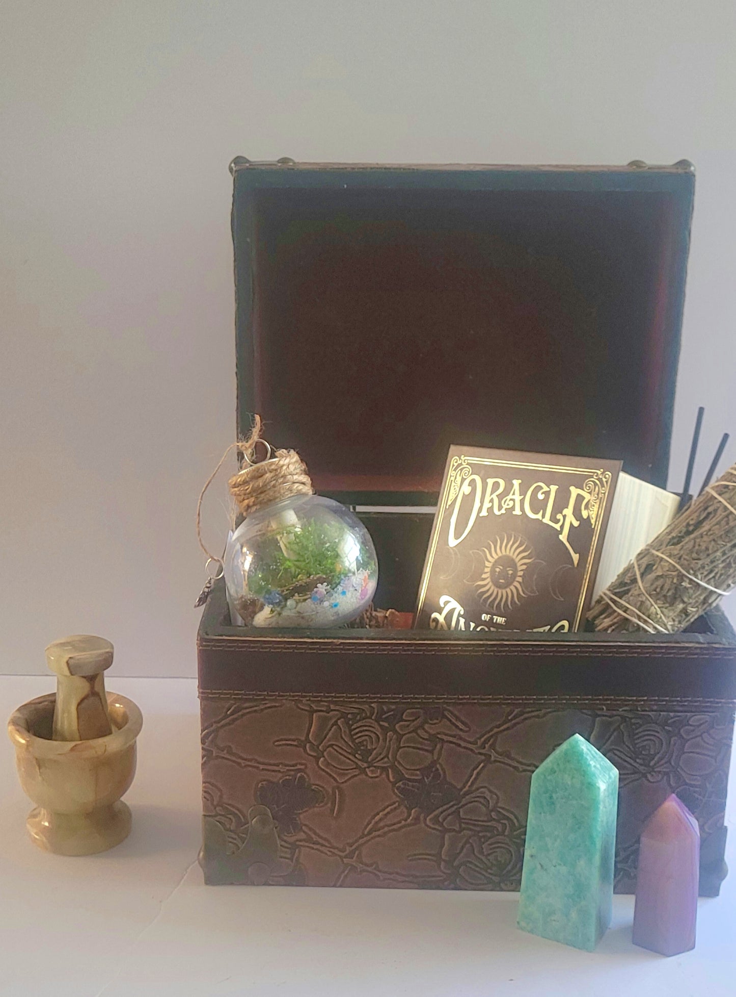 Scented intention witch ball