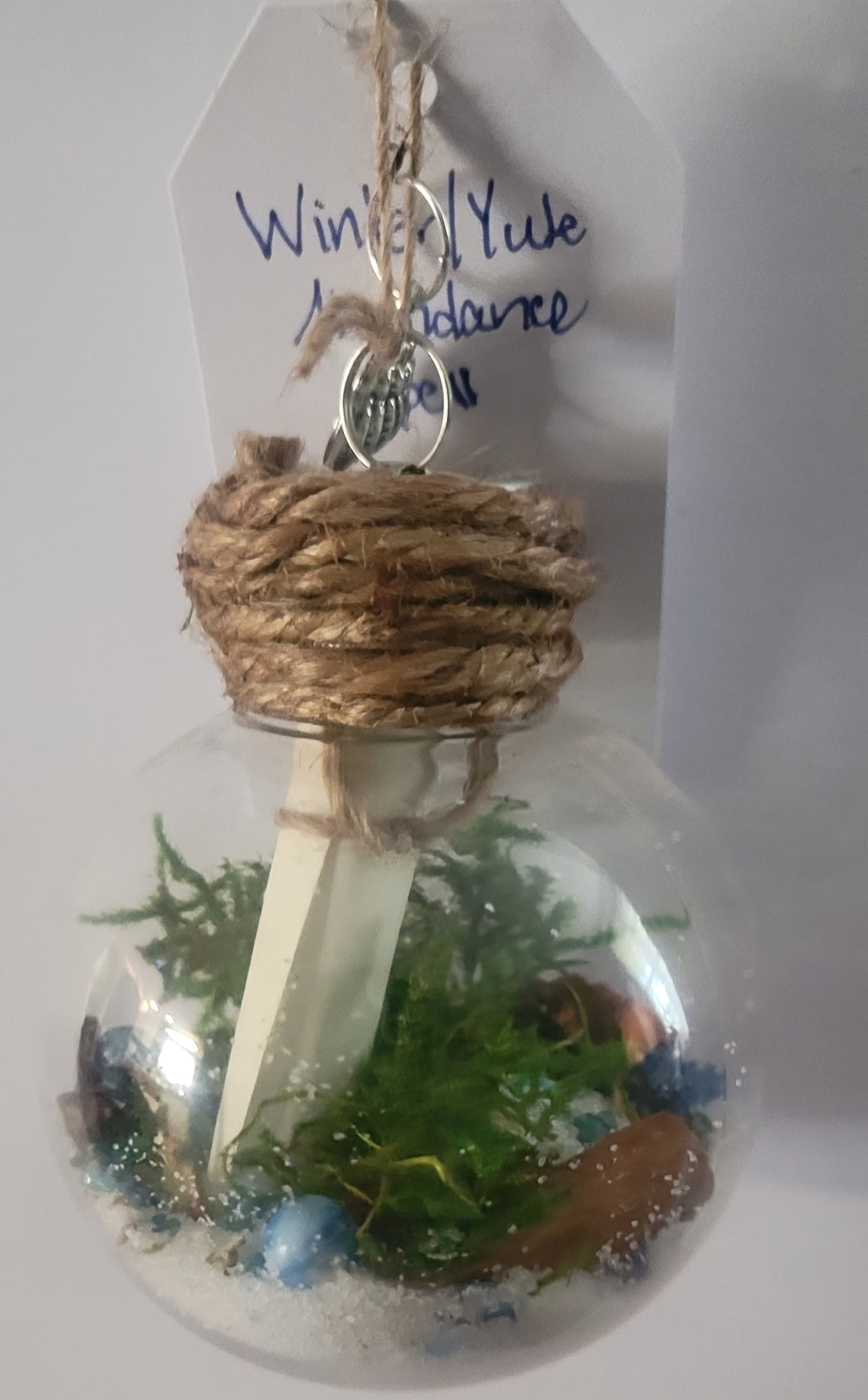 Scented Intent Orb - Winter/Yule Abundance - Tidal Whisper