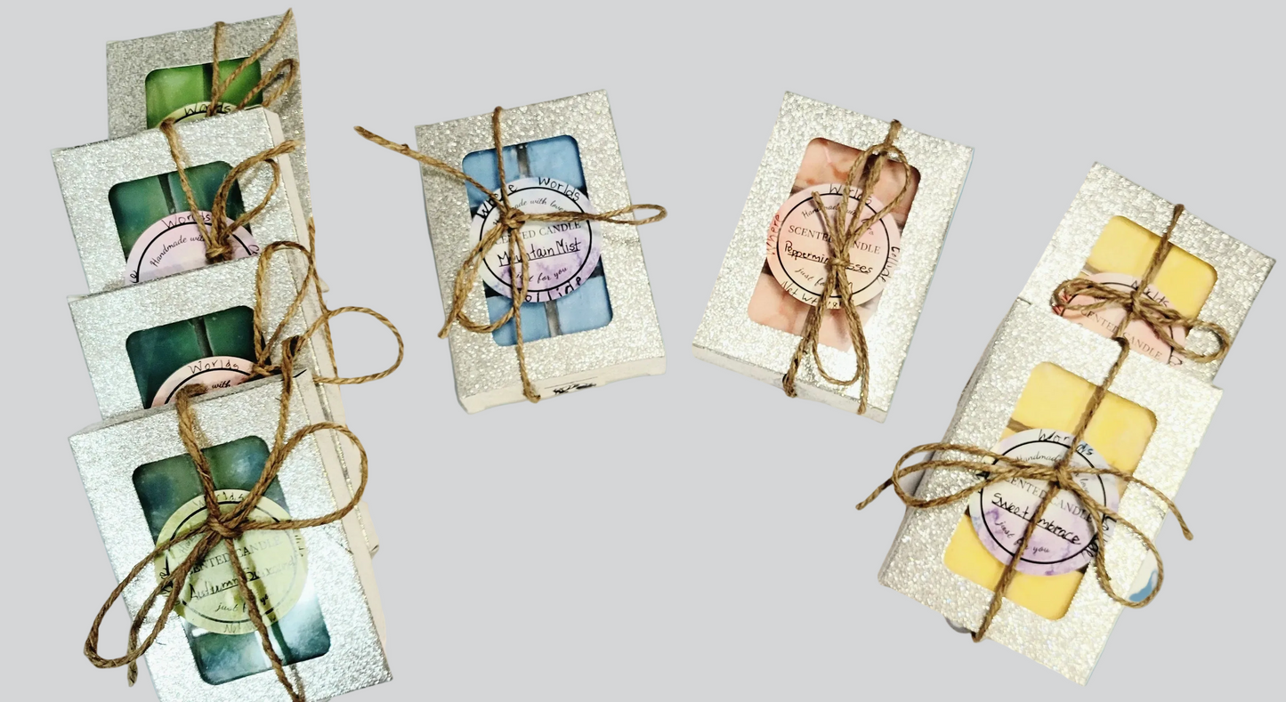 Artisan Vegan Soy Wax melts| Wax tarts 6 count | Coastal | Floral | Mountain